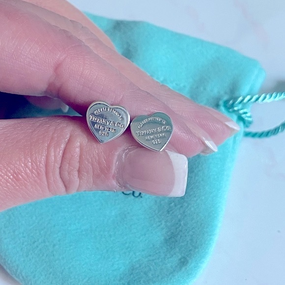 Tiffany & Co. Jewelry - Tiffany & Co. mini heart earrings